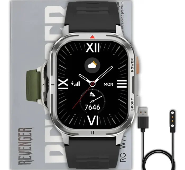 Relógio Smartwatch Revenger RG-W77 Sport 46mm Tela 2.0 Bluetooth GPS IP68 — imagem 1