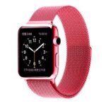 pulseira milanese de metal para apple watch smart watch iwo x8 max 38/40mm 42/44mm W26 W46 T500T5 F8 F9 X7 IWO 8 9 10 11 - Imagem 25