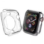 Capa Case Bumper (Aberto) com Abertura na Tela para Apple Watch Silicone Smartwatch Apple Watch Iwo 12 13 HW12 HW16 X8 X7  38/40/41mm 42/44/45MMmm- Não Amarela - Imagem 3