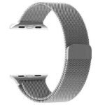 pulseira milanese de metal para apple watch smart watch iwo x8 max 38/40mm 42/44mm W26 W46 T500T5 F8 F9 X7 IWO 8 9 10 11 - Imagem 11