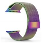 pulseira milanese de metal para apple watch smart watch iwo x8 max 38/40mm 42/44mm W26 W46 T500T5 F8 F9 X7 IWO 8 9 10 11 - Imagem 7