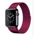 pulseira milanese de metal para apple watch smart watch iwo x8 max 38/40mm 42/44mm W26 W46 T500T5 F8 F9 X7 IWO 8 9 10 11 - Imagem 22
