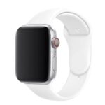 Pulseira de silicone para Smartwatch 44mm 40mm 38mm 42mm cinto de borracha smartwatch pulseira iwatch - Imagem 11