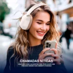 Headphone Fone Bluetooth Ugreen Max5c 75h Espacial Anc 43db Cor Preto - Imagem 3