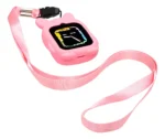 Relogio Smartwatch C/ Gps Localizador E Capa Silicone Rg-w75 Pulseira Azul Com Rosa - Imagem 3