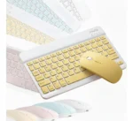 Kit Teclado E Mouse Bluetooth Ultra Fino Para Android E Ios - Imagem 11