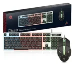 Kit Teclado E Mouse Combo Gamer Led Rgb Usb Knup Kp-te124