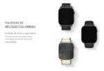 Relógio Smartwatch A10t Mini Prova D'água Esport 2 Pulseiras - Imagem 5