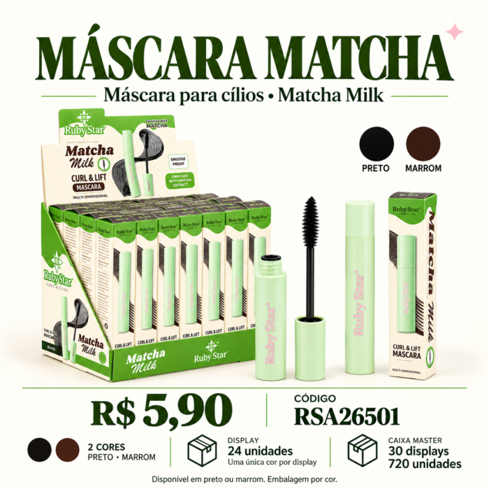 Máscara para Cílios Matcha Milk Ruby Star RSA26501 — imagem 1