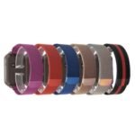 pulseira milanese de metal para apple watch smart watch iwo x8 max 38/40mm 42/44mm W26 W46 T500T5 F8 F9 X7 IWO 8 9 10 11 - Imagem 4