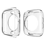 Capa Case Bumper (Aberto) com Abertura na Tela para Apple Watch Silicone Smartwatch Apple Watch Iwo 12 13 HW12 HW16 X8 X7  38/40/41mm 42/44/45MMmm- Não Amarela - Imagem 5