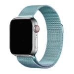pulseira milanese de metal para apple watch smart watch iwo x8 max 38/40mm 42/44mm W26 W46 T500T5 F8 F9 X7 IWO 8 9 10 11 - Imagem 28