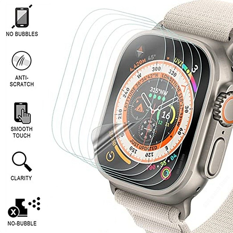 br-11134201-23020-0vnxeer8q1nvd2 Pelicula de Gel TPU Apple watch ultra 49mm 7 8 41mm 45mm 46mm NAO INCLUSO ROLOGIO - Imagem 1