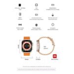 Relógio Original W68 + Ultra Smart Watch 49mm Série NFC Pressão De Ar Bluetooth Siri W68 - Imagem 6
