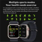 Relógio Original W68 + Ultra Smart Watch 49mm Série NFC Pressão De Ar Bluetooth Siri W68 - Imagem 9