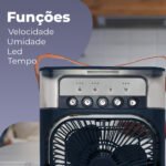 Mini Ar Condicionado Umidificador Climatizador Ventilador - Imagem 2