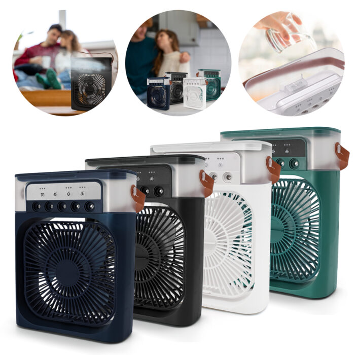 Mini Ar Condicionado Umidificador Climatizador Ventilador — imagem 1