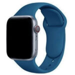 Pulseira de silicone para Smartwatch 44mm 40mm 38mm 42mm cinto de borracha smartwatch pulseira iwatch - Imagem 16