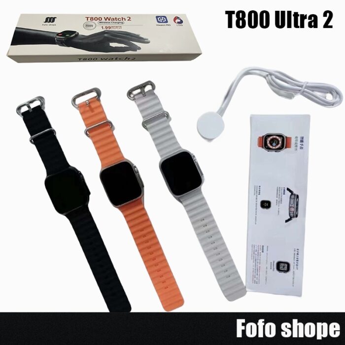 Nova T800 Ultra 2 Série 8 Relógio Ultra Smart Watch Esportivo Sem Fio À Prova D'água + pulseira — imagem 1