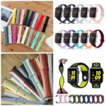 Pulseira de silicone para Smartwatch 44mm 40mm 38mm 42mm cinto de borracha smartwatch pulseira iwatch - Imagem 45