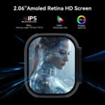 Relogio Smart Watch Ultra 3 5g IA Amoled Serie 10 Camera Chip Original 4 Pulseiras Pelicula Case - Imagem 7