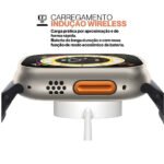 Relogio Smart Watch Ultra 3 5g IA Amoled Serie 10 Camera Chip Original 4 Pulseiras Pelicula Case - Imagem 9