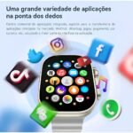 Lançamento Smartwatch HW Ultra 2 Call Android com Chip 5G Câmera Dupla - Imagem 4