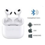 Fone Compatível iPhone AirPods 3 Geração Linha Premium