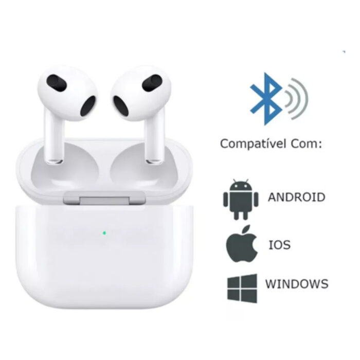 Fone Compatível iPhone AirPods 3 Geração Linha Premium — imagem 1