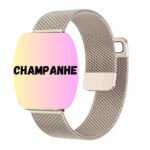 pulseira milanese de metal para apple watch smart watch iwo x8 max 38/40mm 42/44mm W26 W46 T500T5 F8 F9 X7 IWO 8 9 10 11 - Imagem 34