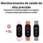 Relógio Inteligente Mi Band 9 Xiaomi Global Lançamento Top Original Fitness Notificação de mensagem - Imagem 4