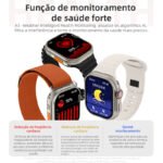 SmartWatch Hw Ultra 2 com Chat CPT Novidade 2025 + 7 Pulseiras - Imagem 9