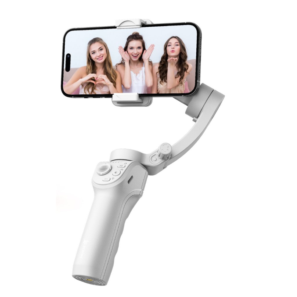 br-11134207-7r98o-m6zxi922u3ao11 Estabilizador de Celular Portátil Gimbal Rastreamento Facial IA Tripé Dobrável Profissional Vídeos - Imagem 1