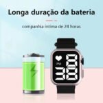 Relógio Esporte Led digital à prova d'agua unissex esportivo da moda watch original - Imagem 2