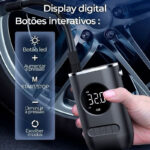Calibrador Compressor Digital Portátil Pneu Carro Bike S/Fio - Imagem 4