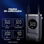 Calibrador Compressor Digital Portátil Pneu Carro Bike S/Fio - Imagem 5