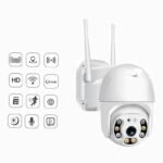 Câmera A8 Externa Ip A Prova D'água - Infravermelho Alarme Wifi Hd Sensor De Movimento - Bivolt - Imagem 5
