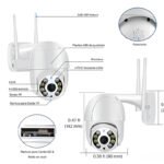 Câmera A8 Externa Ip A Prova D'água - Infravermelho Alarme Wifi Hd Sensor De Movimento - Bivolt - Imagem 4