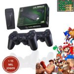 Video-game Game Stick 4K Lite SEGAM-M8-V6.0 + 20.000 Jogos + 2 Controles Super Nintendo PS1 Casa - Imagem 5