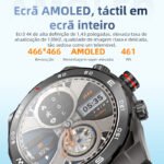 Relógio Smartwatch 4g/5g HW18 Call2 Android Entrada Chip e Câmera Frente e Verso 16gb Memoria Interna e 2gb Ram - Imagem 3