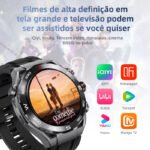 Relógio Smartwatch 4g/5g HW18 Call2 Android Entrada Chip e Câmera Frente e Verso 16gb Memoria Interna e 2gb Ram - Imagem 4