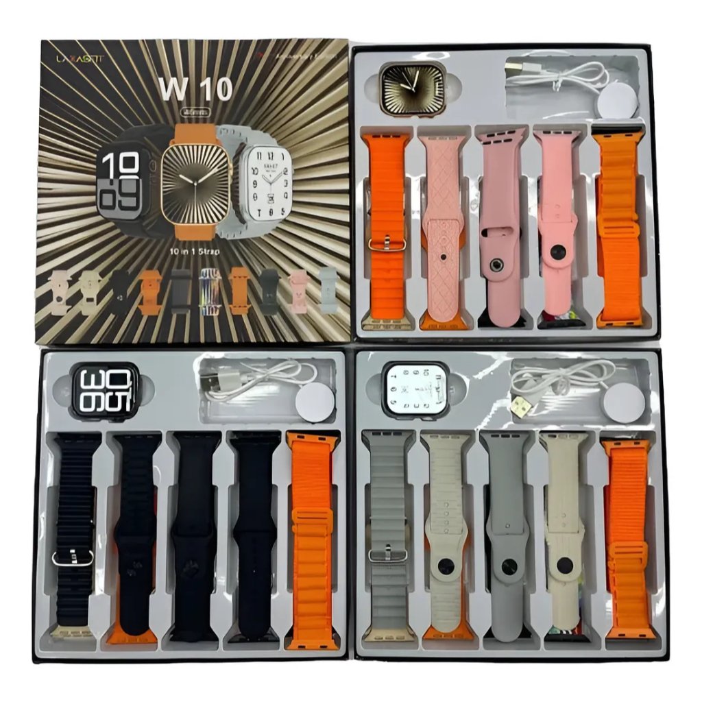 br-11134207-7r98o-mdfb159hqor566 Smartwatch Laxasfit W10 46mm AMOLED + 10 Pulseiras Relógio Inteligente Fitness, Saúde, Estilo - Imagem 1