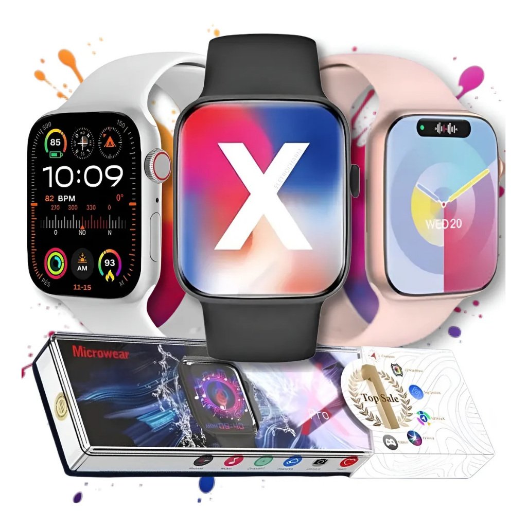 br-11134207-81z1k-mdzenry8hxj606 Smartwatch Watch X Pro Microwear Amoled 47mm Relógio Inteligente Chatgpt NFC GPS Android e iOS Resistência à água IP68 - Imagem 1
