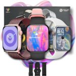 Relógio Inteligente Smartwatch Hw X Mini Amoled com 7 Pulseiras Lançamento