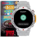 Relógio Smartwatch M-rex4 Ma31 Microwear Prova D'Água 5 ATM ChatGPT GPS Modo Esporte Original - Imagem 12