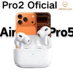 Fone Bluetooth Airpods Pro 2 -6ª Geração Com Borracha COMENTRADA USB-C
