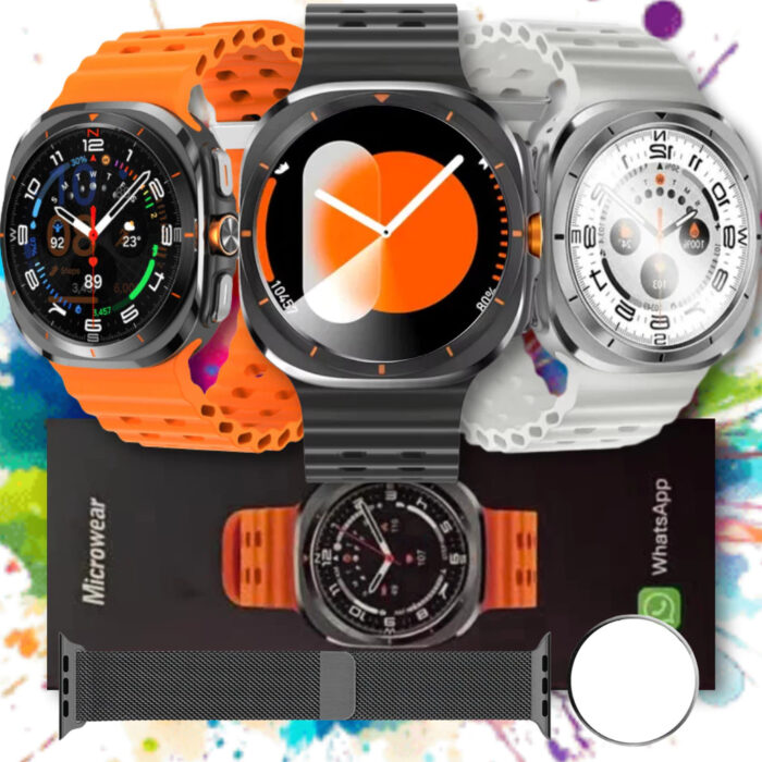Smartwatch MA27 Relogio Inteligente Watch Ultra GPS NFC Whatsapp Chat GPT Microwear Original — imagem 1