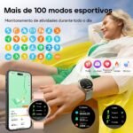 ELLA1 Smart Watch for Lady Women Newest Sport Smart Watch Guys Bluetooth Call Sports Fitness Phone - Imagem 7