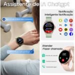 ELLA1 Smart Watch for Lady Women Newest Sport Smart Watch Guys Bluetooth Call Sports Fitness Phone - Imagem 4