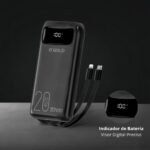 Power Bank A'Gold - Capacidade 20000mAh, Duas Portas USB | BTE-38 - Ideal para Celulares e Tablets BTE-38 [Original] - Imagem 6